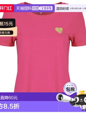 欧洲直邮Only 女装 短袖T恤衫 春夏 玫瑰色 ONLKITA LIFE