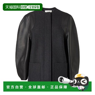 1h可退 香港直邮Fendi 芬迪 女士 木炭色羊毛夹克 FJ7650AJ0K外套