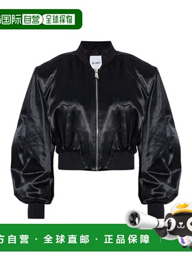 1h可退 香港直邮The Attico 女士 Attico短版飛行員夾克 260WCB00