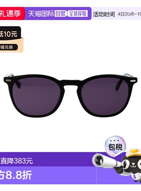 1h可退 香港直邮Calvin Klein 卡尔文 克莱恩 女士 黑色醋纤太阳