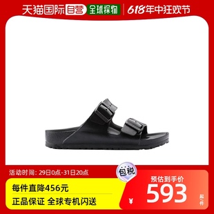 香港直邮Birkenstock 黑色徽标凉拖鞋 129423Arizonablack