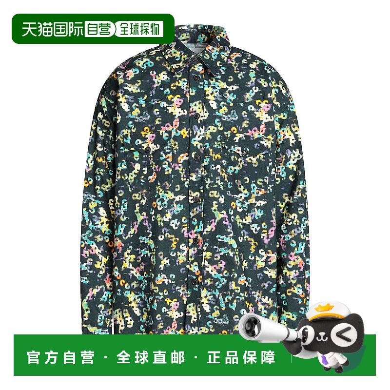 1h可退 香港直邮Isabel Marant 伊莎贝尔 玛兰 男士 花纹衬衫