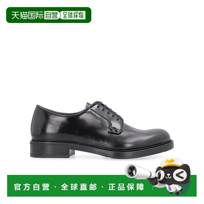 香港直邮Prada 圆头皮鞋 男鞋2EA151055FG000新款普拉达德比鞋