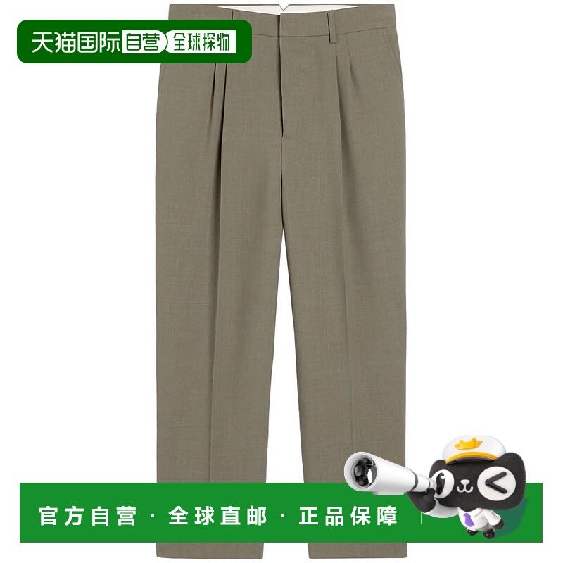 1h可退 香港直邮Ami Paris 男士 褶皱休闲裤 HTR111WV0066