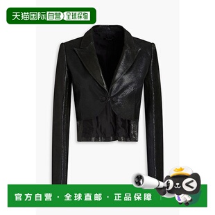 外套 1h可退 不对称磨面绒面革西装 女士 6H9V104RC 香港直邮Alaia