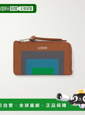 香港直邮LOEWE 罗意威 女士 + Josef Albers 印花皮革卡套 C643Z4