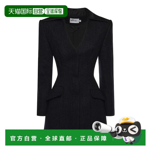 香港直邮SELF-PORTRAIT 女士外套 RS26041SB SS2026 黑色 迷你西
