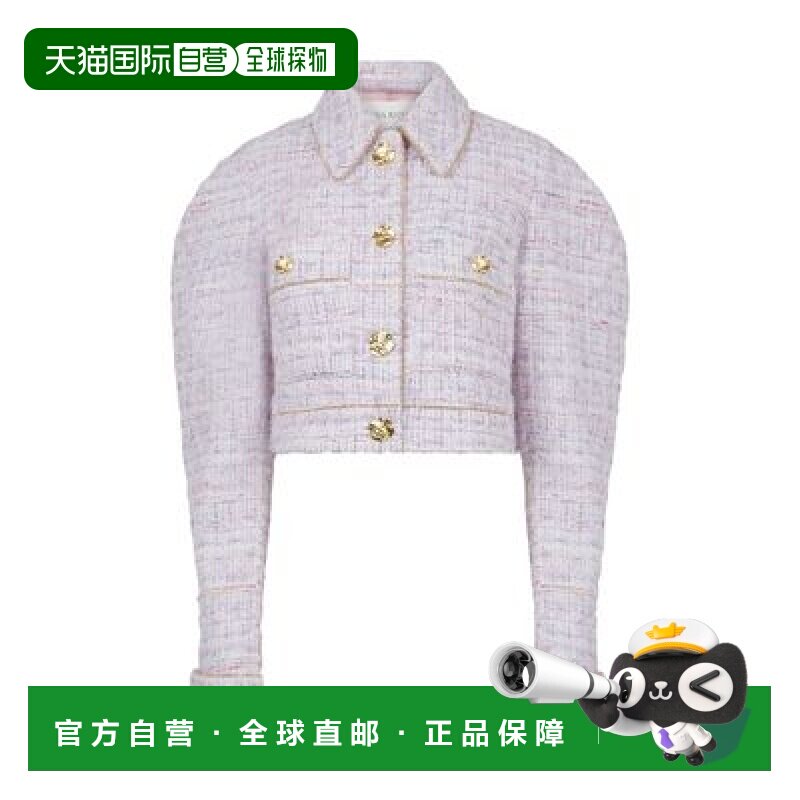 自营欧洲直邮NINA RICCI 茧袖短夹克时尚百搭舒适正品流行穿搭高