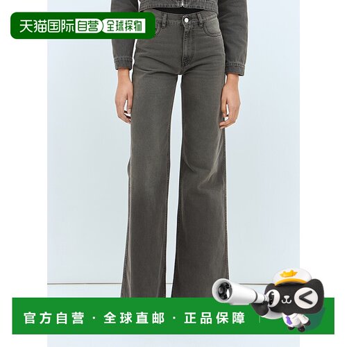 1h可退 香港直邮Coperni 女士 阔腿牛仔裤 COPP95F2004GRY直筒裤