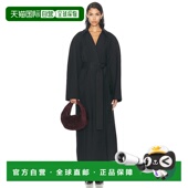 香港直邮KHAITE 71104092 女士 1h可退 Roth 大衣 black黑色 舒适