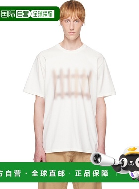 香港直邮J.W. Anderson 男士 灰白色 Fence Printed T 恤 JT0292P