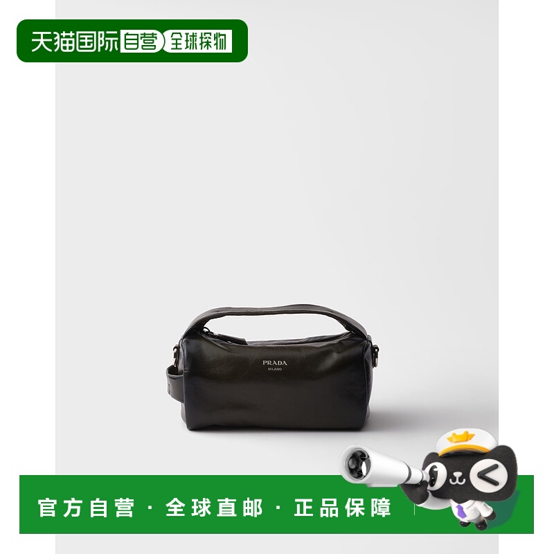 欧洲直邮PRADA（2025 年产品）做旧皮革单肩包