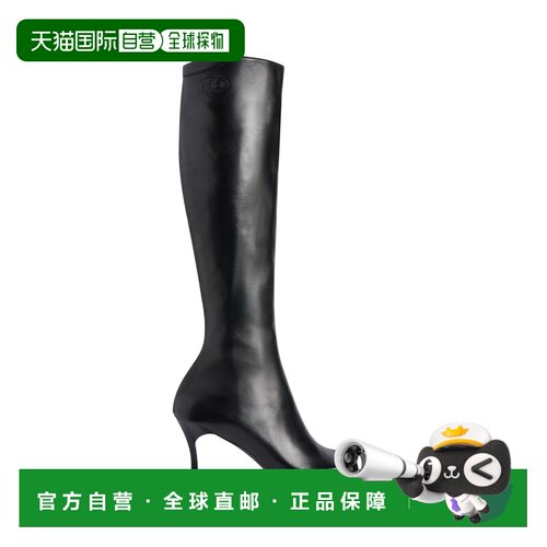自营欧洲直邮Balenciaga巴黎世家 Scholl联名女士黑色logo标识高