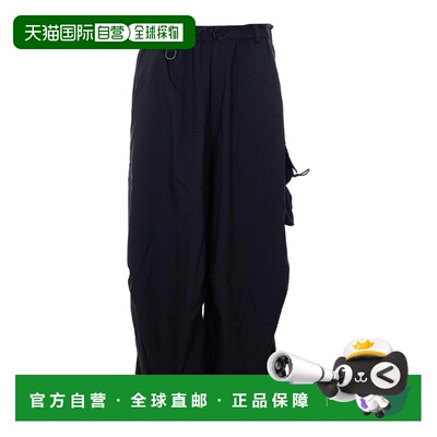 1h可退 香港直邮Y-3 男士健身裤 KS7655 SS2026 黑色 宽版工装裤