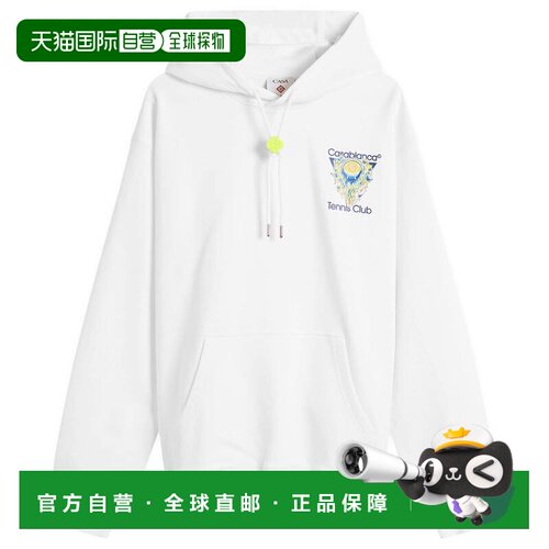 香港直邮Casablanca 男士 Club Icon 网球连帽衫 MSP26JTP29201