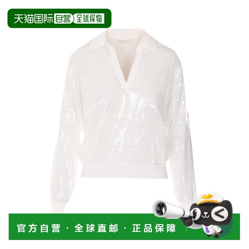 1h可退 欧洲直邮LIU JO 女士针织衫 WA6218MA68RP9691 SS2026 白