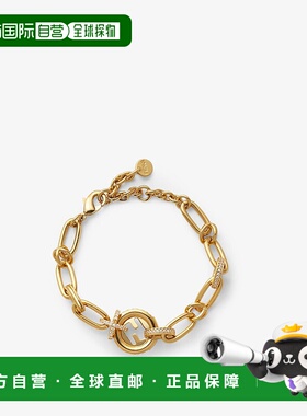 1h可退 欧洲直邮FENDI (2025新品)芬迪 EverRound 手链-金色手链