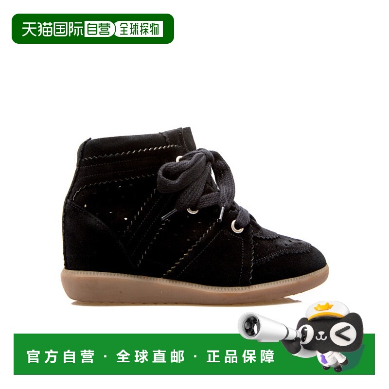 香港直邮Isabel Marant 坡跟休闲厚底牛皮运动鞋 BK0011FAA1E20S