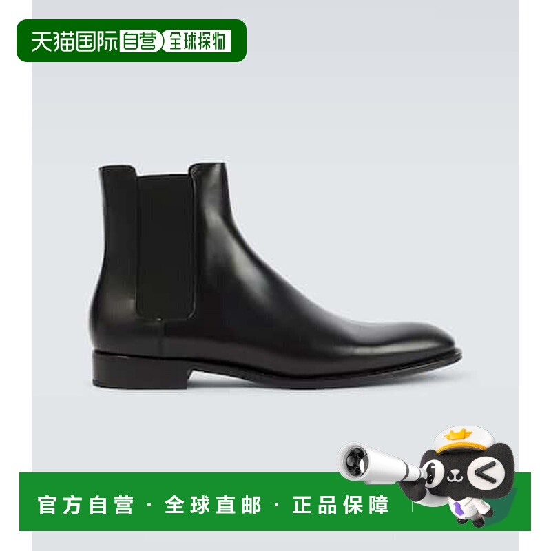 香港直邮Saint Laurent 圣罗兰 男士 Adrien 皮质切尔西靴