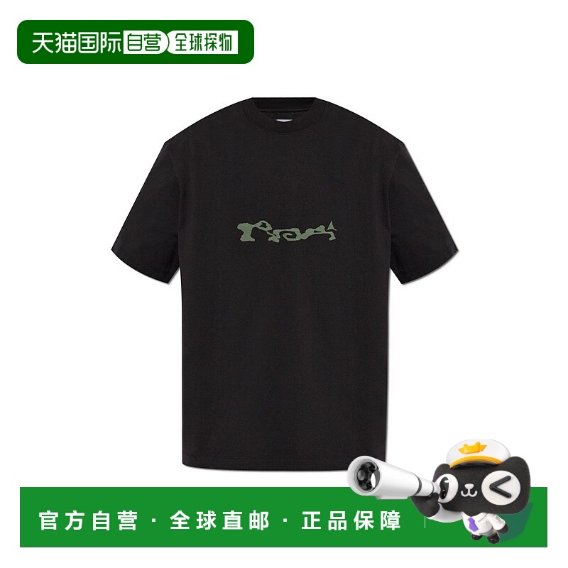 1h可退 香港直邮Roa 男士 Service 圖案印花圓領 T 卹 RBMW0436JY