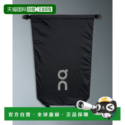 自营欧洲直邮On昂跑磁石黑再生聚酰胺卷口闭合反光标识鞋袋 男女