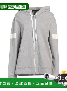 1h可退 香港直邮NORMA KAMALI 诺玛 卡玛丽 女士 卫衣 grey灰色