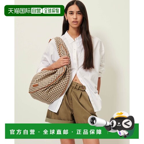 自营欧洲直邮Sessun思溯 Moonrise k女士军绿色莱赛尔短裤休闲裤