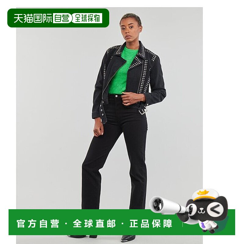 欧洲直邮Only 女士 ONLGILLA LS STUD DNM BIKER JACKET CRO 皮衣