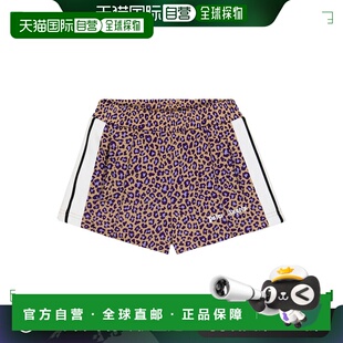 1h可退 香港直邮Palm Angels 棕榈天使 女童 动物纹印花运动短裤