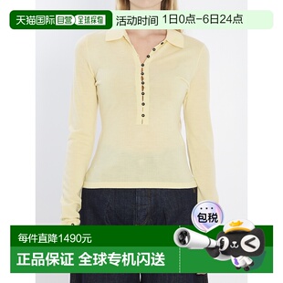 1h可退 女士 黄色美利奴羊毛毛衣 POW00806AK0 香港直邮Jacquemus