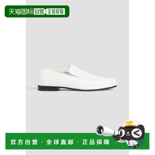 香港直邮toteme 女士 皮质乐福鞋 234WAS813LE0023WHITE047高跟鞋