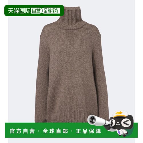 香港直邮The Row 女士 Plira 羊绒高领毛衣 grey灰色 舒适时尚
