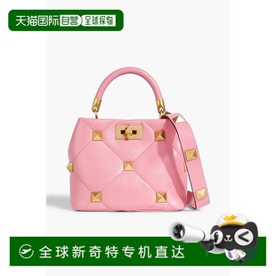 罗马铆钉绗缝皮革手提 1h可退 香港直邮Valentino 华伦天奴 女士