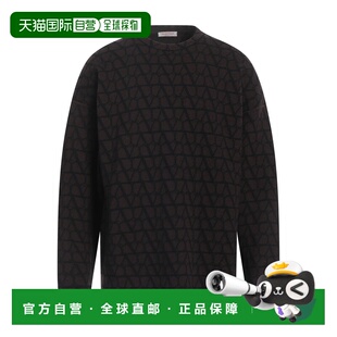 华伦天奴 舒适时尚 男士 brown棕色 毛衣 香港直邮valentino