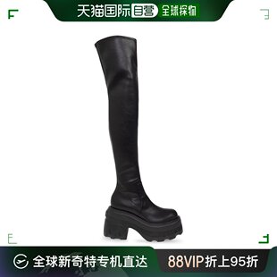 女士 圆头高跟厚底靴子 卡萨帝 香港直邮Casadei 2S263Z070NNEONA