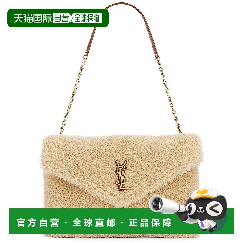 1h可退 香港直邮Saint Laurent 圣罗兰 女士 Cassandre 皮革饰边