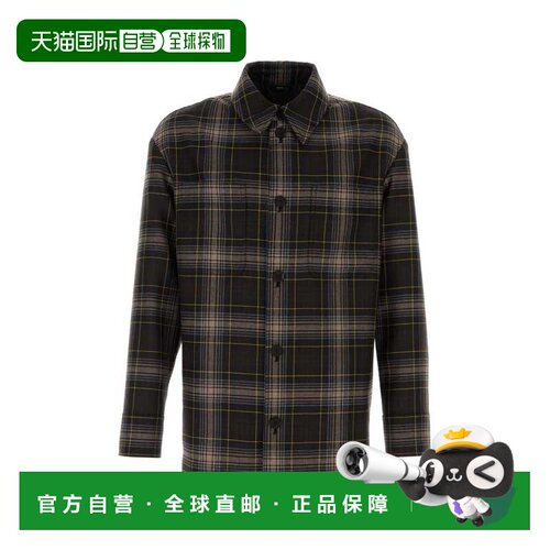 欧洲直邮FENDI 男士夹克 FW1307ATEEF1R0A SS2025 黑色 单排扣 Go