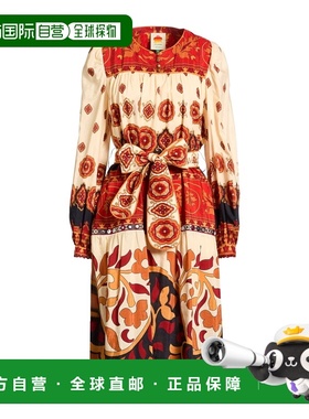 1h可退 香港直邮FARM RIO 女士 衬衫式连衣裙 beige米色 舒适时尚