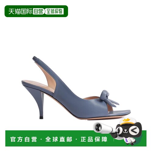 Dior 蝴蝶结高跟露跟凉鞋 KCO632LAB 皮鞋 【付后1h可退】