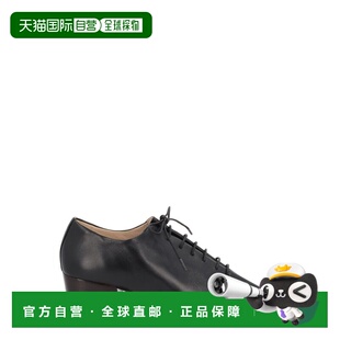 1h可退 香港直邮Lemaire 女士 Souris 德比皮质浅口鞋 black黑色