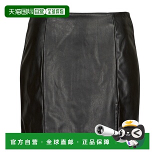 FAUX LEATHER SLIT 欧洲直邮Only PNT ONLLENI SKIRT 半身裙 女士