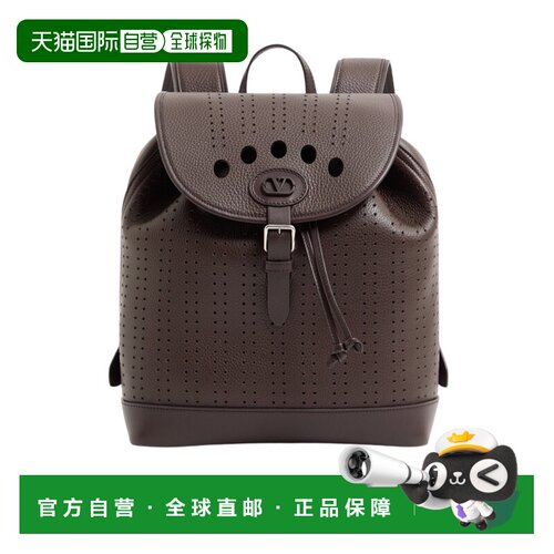 香港直邮VALENTINO 男士双肩包 YB0T64CDN3AK AW2026 深棕色 Anti