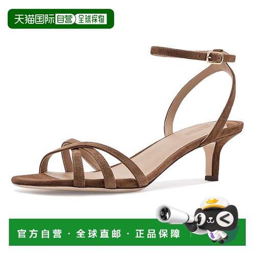 香港直邮Lauren Ralph Lauren 女士 Kendyl Kitten-Heels 绒面革