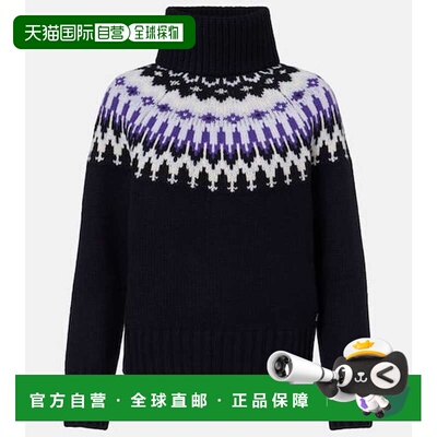 1h可退 香港直邮bogner 博格纳 女士 Ingrid jacquard cashmere t