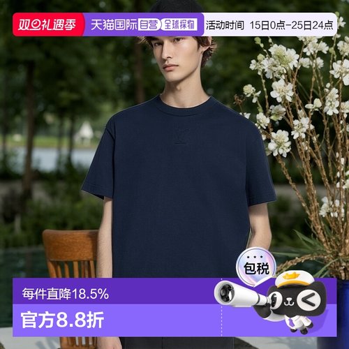 自营Louis Vuitton Tee-shirt embosse 男士T恤新款