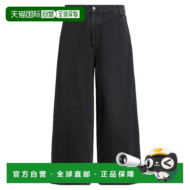 1h可退 香港直邮Off-white 男士 牛仔长裤 black黑色 舒适时尚