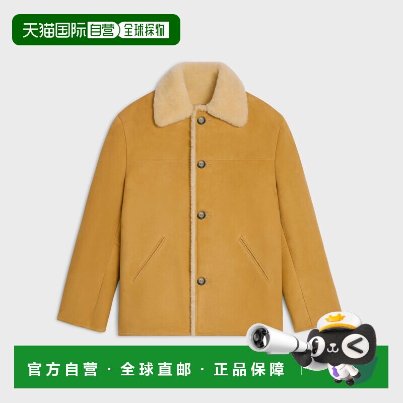 欧洲直邮绒面羔羊皮夹克