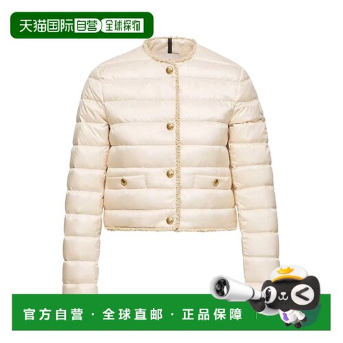 欧洲直邮Moncler Women Fleurs Down Jacket L.Beige