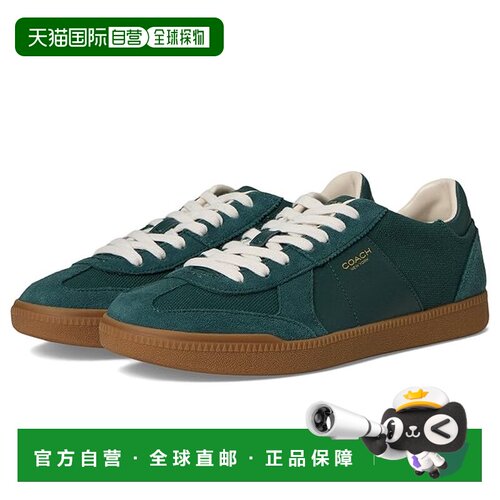 1h可退 美国直邮Coach 蔻驰 女士 Ellis 运动鞋 green绿色 舒适时