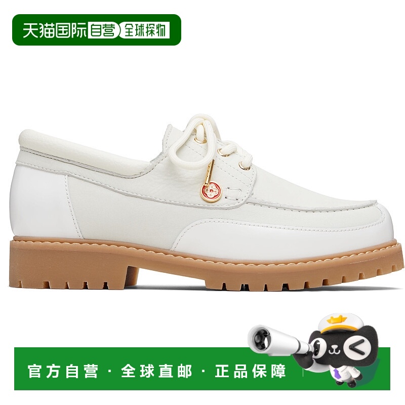 香港直邮Casablanca 男士 白色帆船鞋 AAW25FW07006M